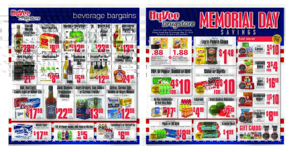 beverage bargains Captain Morgan Spiced Rum  Heineken or Amstel Light