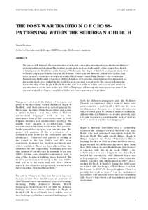 Microsoft Word - HARRISON_ChurchPatterning_Paper_revised.doc