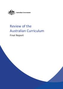 Review of the Australian Curriculum Final Report 1