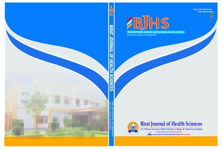 BJHS BIRAT JOURNAL OF HEALTH SCIENCES BJH S  ISSN: Print)
