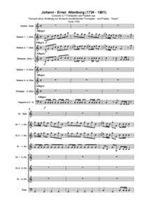 Johann - Ernst Altenburg[removed]Concerto à 7 Trompeten und Pauken aus 