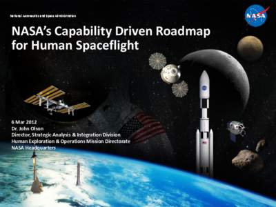 National Aeronautics and Space Administration  NASA’s Capability Driven Roadmap for Human Spaceflight  6 Mar 2012