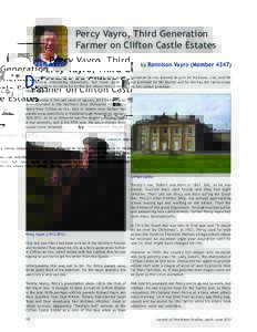 Percy Vayro, Third Generation Farmer on Clifton Castle Estates by Rennison Vayro (MemberD