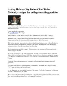 McNulty / Naval War College / United States Merchant Marine Academy / Ireland
