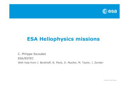 ILWS_2014_ESA_Heliophysics_missions.pptx