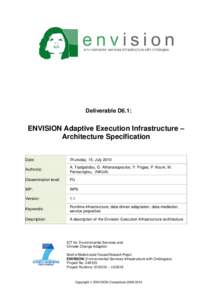 Envision Infrastructure Architecture Specification
