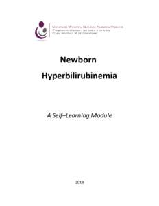 Microsoft Word - Hyperbilirubinemia Self Learning Module_FINAL_2013_01_17.doc