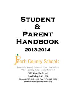 Student & Parent Handbook[removed]