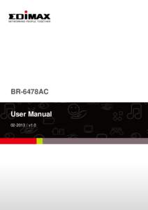 BR-6478AC User Manual[removed]v1.0 1