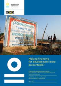 Making financing for development more accountable? Proposals for strengthening corporate accountability in the Financing for Development ‘outcome document’