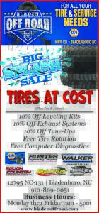 Tires at Cost (Plus Tax & Labor) 10% Off Leveling Kits 10% Off Exhaust Systems 10% Off Tune-Ups