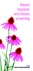 Breast implants and breast screening  Breast screening by mammography (breast x-rays)