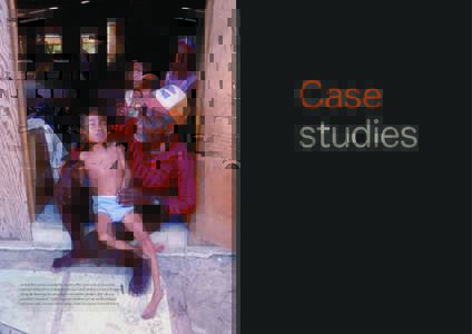 Case studies Carol Bolken and her Grandfather, Mejatto, 1985. Carol is one of the severely ­deformed children born on Rongelap. Because Carol’s mother was not on ­Rongelap ­during the Bravo test, but moved back to b