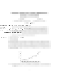 Another article that makes bibliometric analysis a bit harder J. Pfeffer Carnegie Mellon University  J. Pfeffer