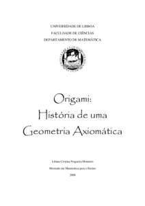 Microsoft Word - Origami - História de uma Geometria Axiomática - desenvolvimento.doc