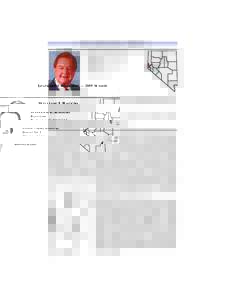 LEGISLATIVE BIOGRAPHY — 2009 SESSION  WILLIAM J. RAGGIO Republican Washoe County Senatorial District No. 3