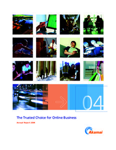 AR_COVER.qxd[removed]:47 AM Page 4  The Trusted Choice for Online Business Annual Report 2004  AR_COVER.qxd[removed]:46 AM Page 1