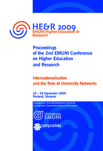 Proceedings of the 2nd EMUNI Higher Education & Research Conference