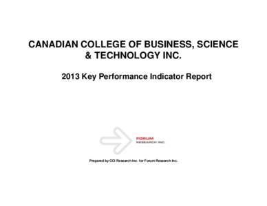 2013 Key Performance Indicator Report