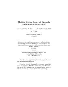 United States Court of Appeals FOR THE DISTRICT OF COLUMBIA CIRCUIT Argued September 18, 2014  Decided October 31, 2014