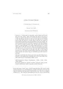 447  Documenta Math. p-Adic Fourier Theory P. Schneider, J. Teitelbaum
