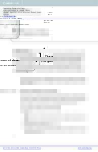 Cambridge University Press8 - Game Theory Michael Maschler, Eilon Solan and Shmuel Zamir Excerpt More information