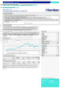 OPEN ENDED FUND – JULYAberdeen Global - Japanese Smaller Companies Fund Class A (USD) - 2 Acc