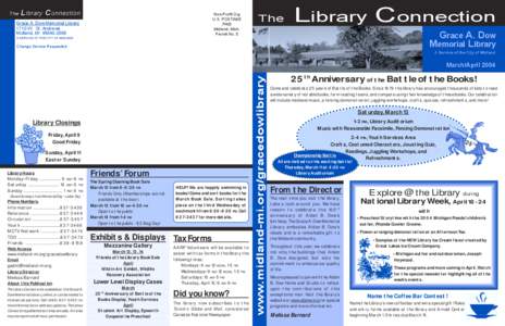 The    L ibrary  C onnection Non-Profit Org U.S. POSTAGE
