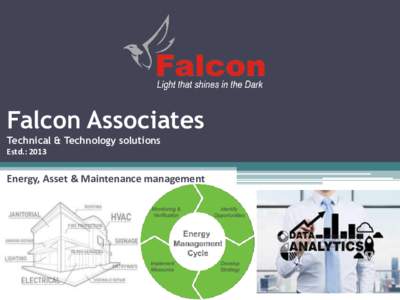 Falcon Associates Technical & Technology solutions Estd.: 2013 Energy, Asset & Maintenance management