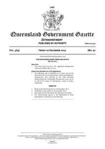 [689]  Queensland Government Gazette Extraordinary Vol. 364]