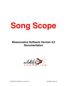 Sound / Wildlife Acoustics / Spectrogram / Audio timescale-pitch modification / Bioacoustics / Digital signal processing / Frequency / Microphone / Bin-centres / Acoustics / Waves / Physics