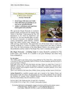 THE COLLINS PRESS: Release  The Dingle Peninsula A Walking Guide Adrian Hendroff