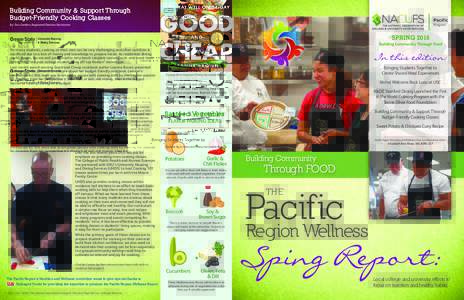 Building Community & Support Through Budget-Friendly Cooking Classes By: Tara Sanders, Registered Dietitian Nutritionist SPRING 2016
