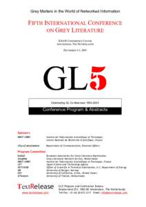 Microsoft Word - GL5 Conference Program and Abstracts