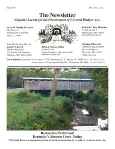 Covered bridge / Hillsgrove Covered Bridge / Pisgah Covered Bridge / Alabama / Bridges / Transportation in the United States