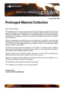 Electrical Contractor Issue #6 MAYProlonged Material Collection