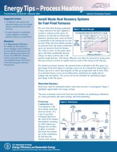 Install Waste Heat Recovery Systems for Fuel-Fired Furnaces; Industrial Technologies Program (ITP) Energy Tips - Process Heating Tip Sheet #8 (Fact Sheet).
