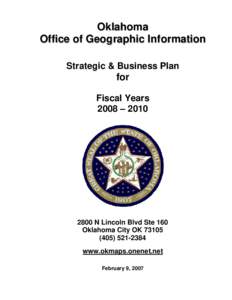 Geographic data and information / Geographic information systems / National States Geographic Information Council / Oklahoma Conservation Commission / OMB Circular A-16 / Needs assessment / Data / Computing / Information / Arizona Geographic Information Council