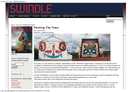 Painting The Town - SWINDLE Magazine