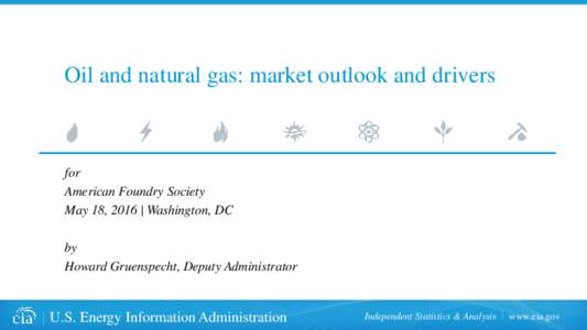 Oil and natural gas market outlook and drivers