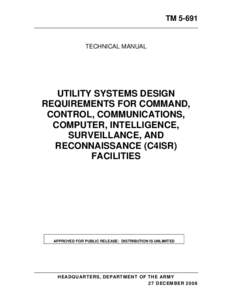 TM[removed]________________________________________________________________________ TECHNICAL MANUAL  UTILITY SYSTEMS DESIGN
