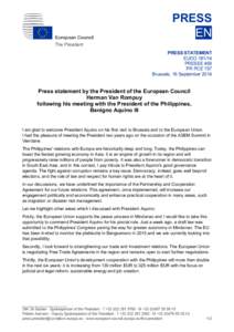 PRESS EN European Council The President