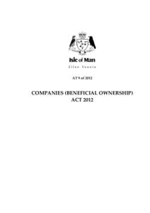 Companies (Beneficial Ownership) Act 2012