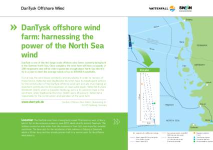 Esbjerg  DanTysk offshore wind farm: harnessing the power of the North Sea wind