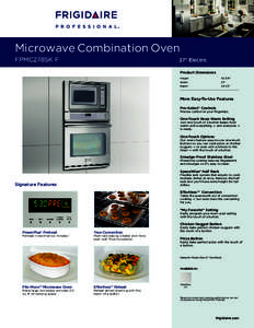 Microwave Combination Oven FPMC2785K F 27