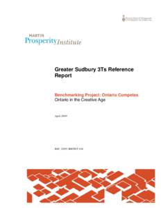 Greater Sudbury 3Ts Reference Report
