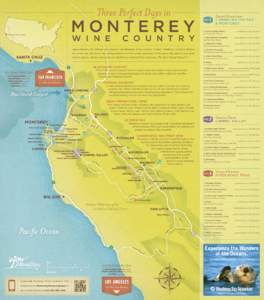 Three Perfect Days in  MONTEREY Monterey Wine Country
