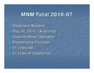 MNM Fatal[removed]     