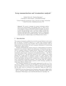 Computer programming / Loop invariant / Termination analysis / Invariant / For loop / Infinite loop / Algorithm / Software engineering / Computing / Control flow