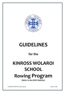 Microsoft Word - Guidelines for the Kinross Wolaroi Rowing Program[removed]